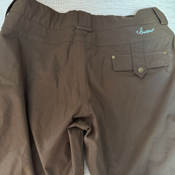 BURTON Cargo Brown women's sie Medium snowpant - Picture 5 of 6